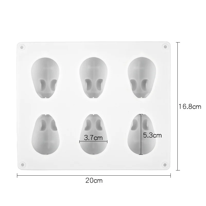 Silicone Rabbit Mold Fondant Bunny Mold Chocolate Cake Mold 6-cavity Mousse Cake Decoration Dessert Baking Mold DIY Silicone Rabbit Mold Fondant Bunny Mold Chocolate Cake Mold 6-cavity Mousse Cake Decoration Dessert Baking Mold DIY