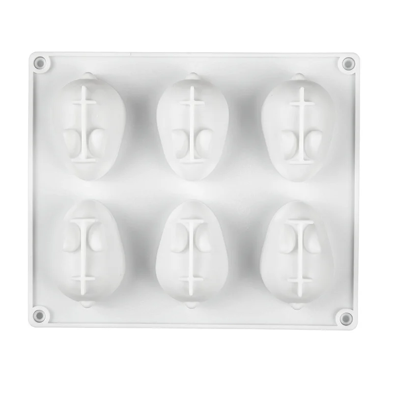 Silicone Rabbit Mold Fondant Bunny Mold Chocolate Cake Mold 6-cavity Mousse Cake Decoration Dessert Baking Mold DIY Silicone Rabbit Mold Fondant Bunny Mold Chocolate Cake Mold 6-cavity Mousse Cake Decoration Dessert Baking Mold DIY