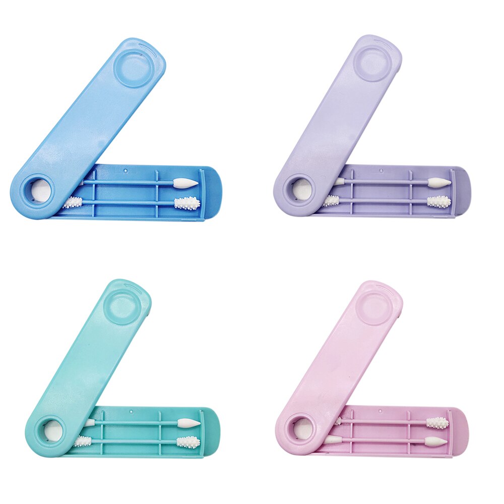 Silicone Reusable Ear Swab with Case Silicone Reusable Ear Swab with Case