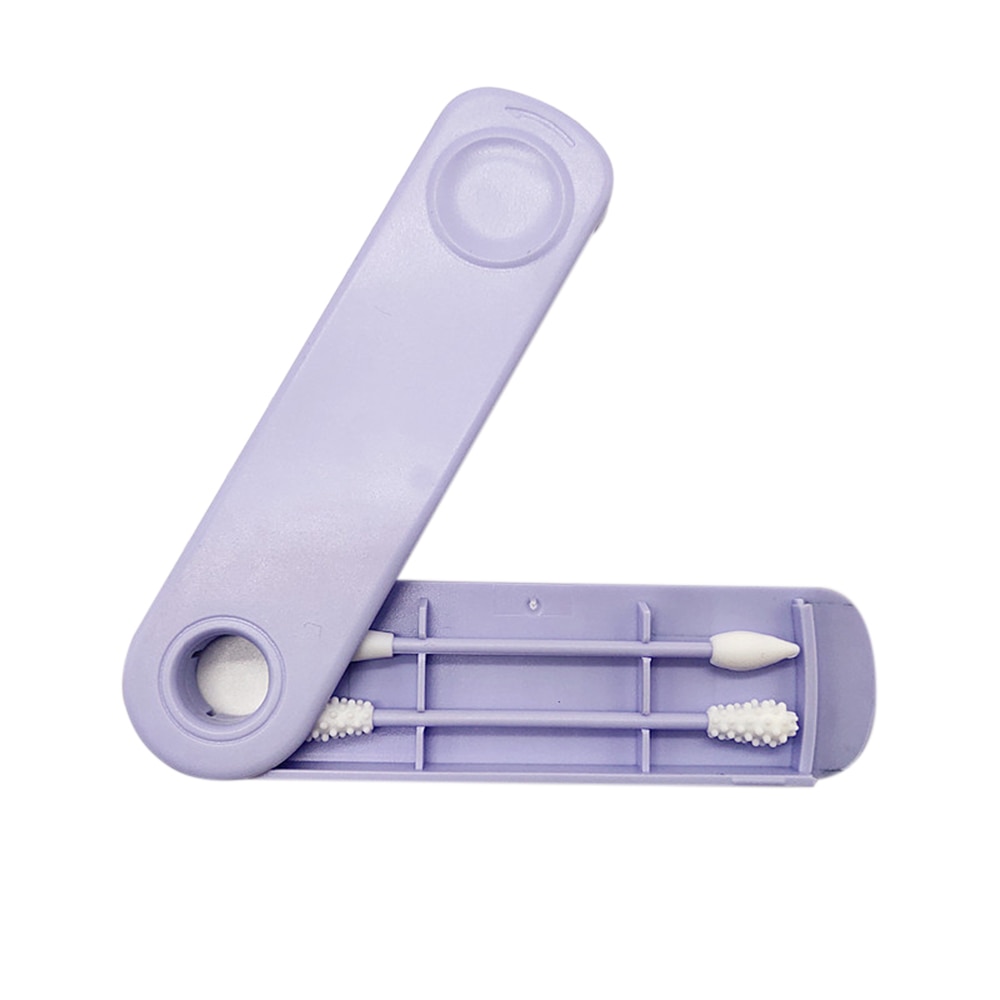 Silicone Reusable Ear Swab with Case Silicone Reusable Ear Swab with Case