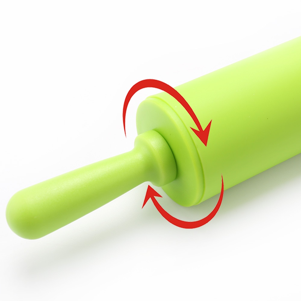 Silicone Rolling Pin Non-Stick Bakeware Silicone Rolling Pin Non-Stick Bakeware