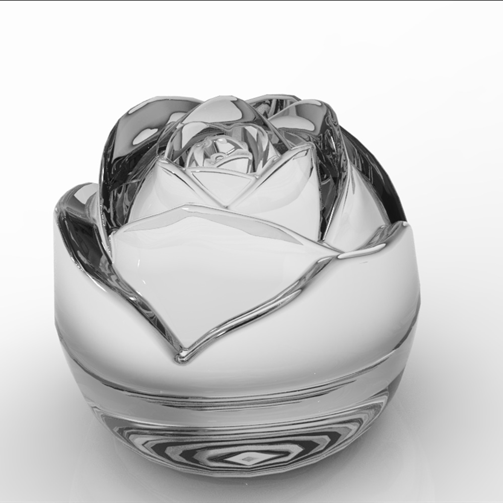 Silicone Rose Ice Cube Mold with Lid