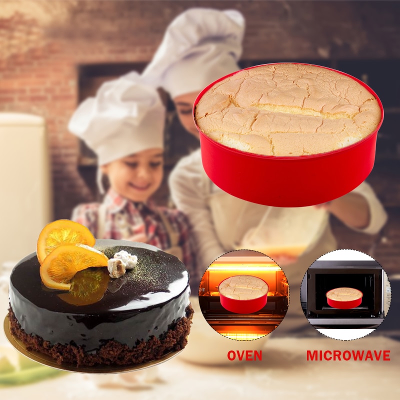 Silicone Round Cake Pan Baking Mold Silicone Round Cake Pan Baking Mold