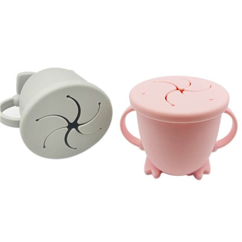 Silicone Snack Cup with Handle Silicone Snack Cup with Handle
