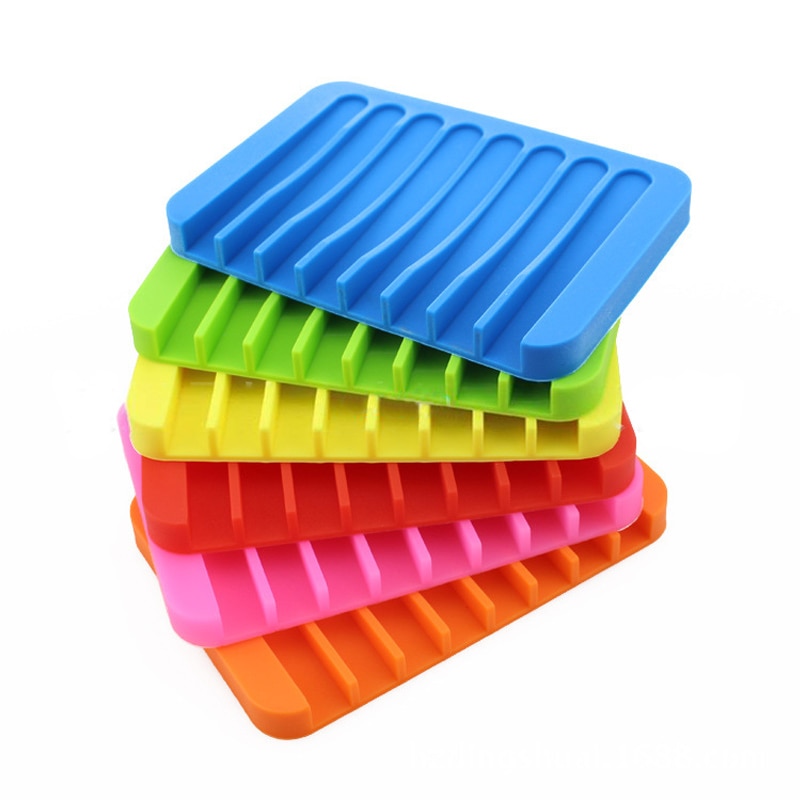 Silicone Soap Dish Anti Skid Holder Silicone Soap Dish Anti Skid Holder