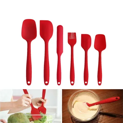 Silicone Spatula Set Non-Stick (6pcs)