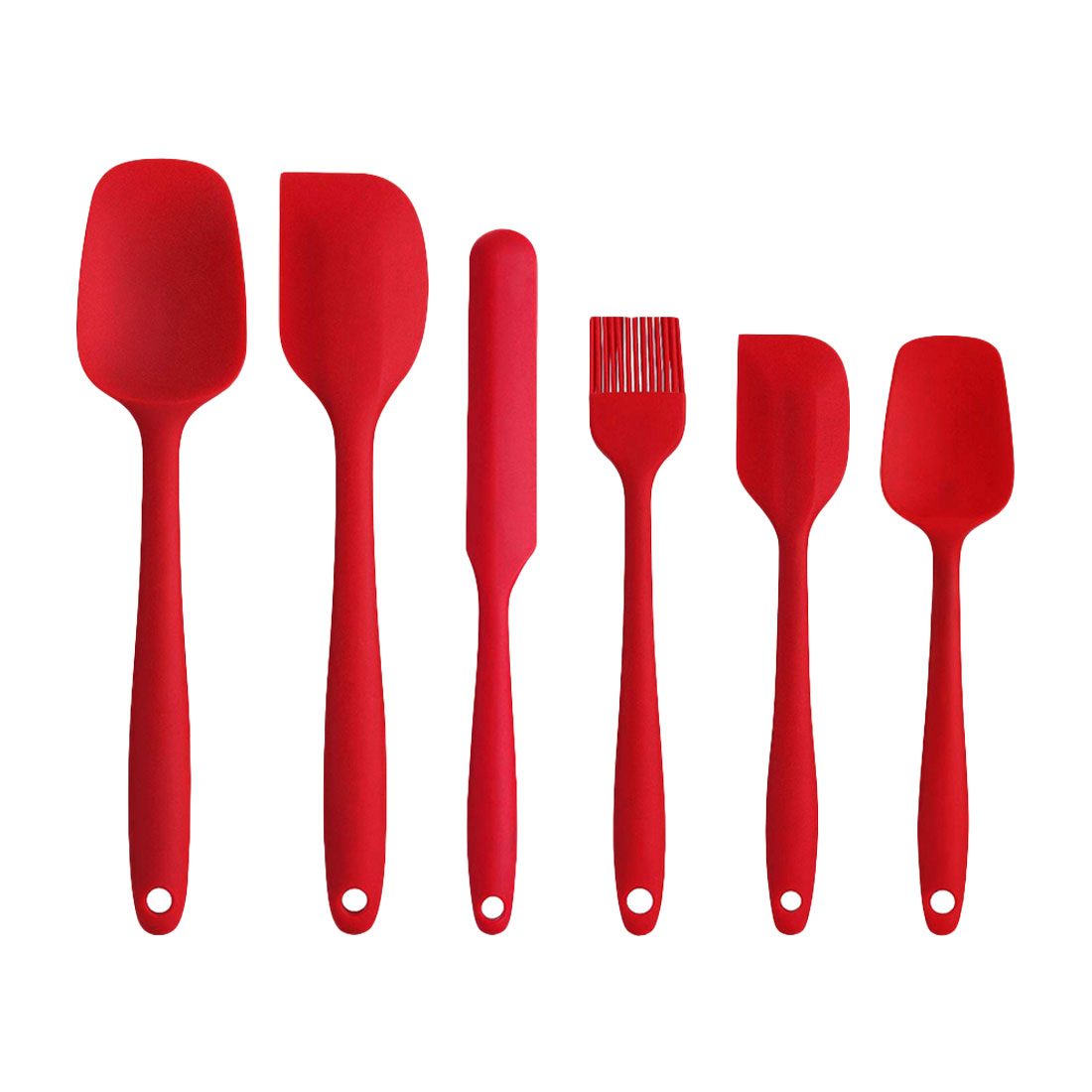 Silicone Spatula Set Non-Stick (6pcs)