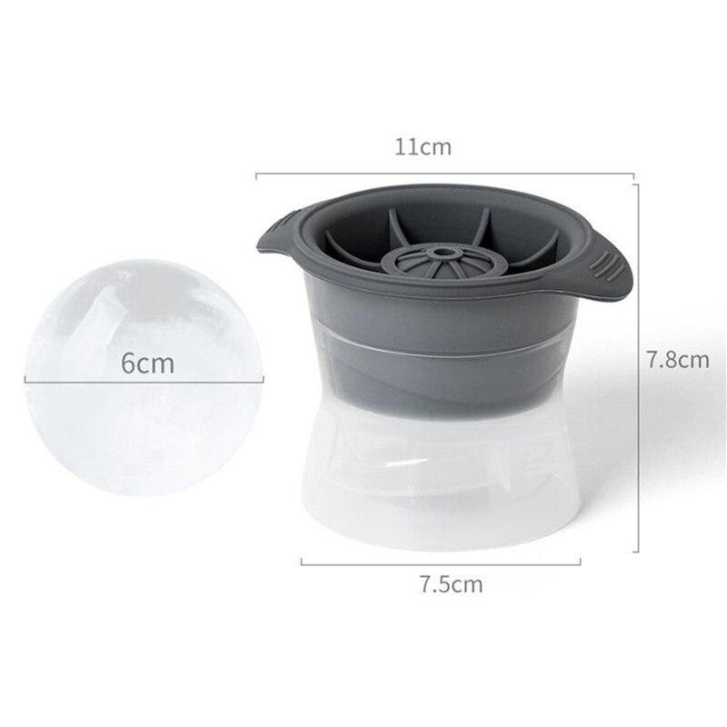 Silicone Sphere Whiskey Ice Ball Mold
