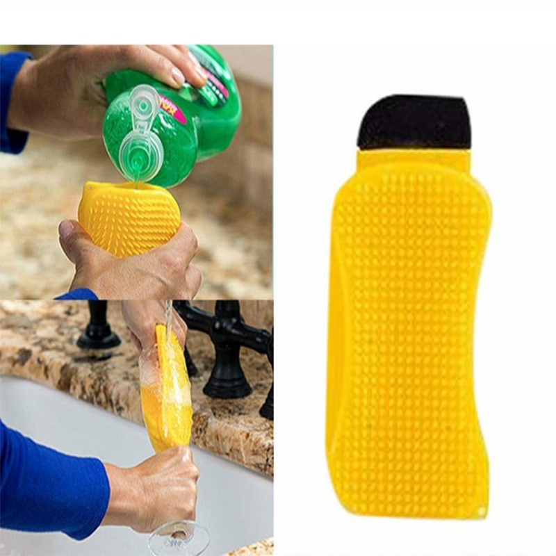 Silicone Sponge Kitchen Scrubber Silicone Sponge Kitchen Scrubber