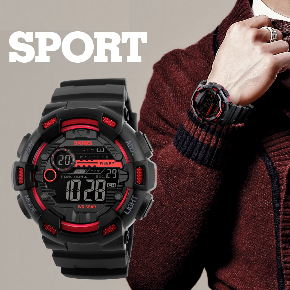 Silicone Sports Electronic Watch Silicone Sports Electronic Watch