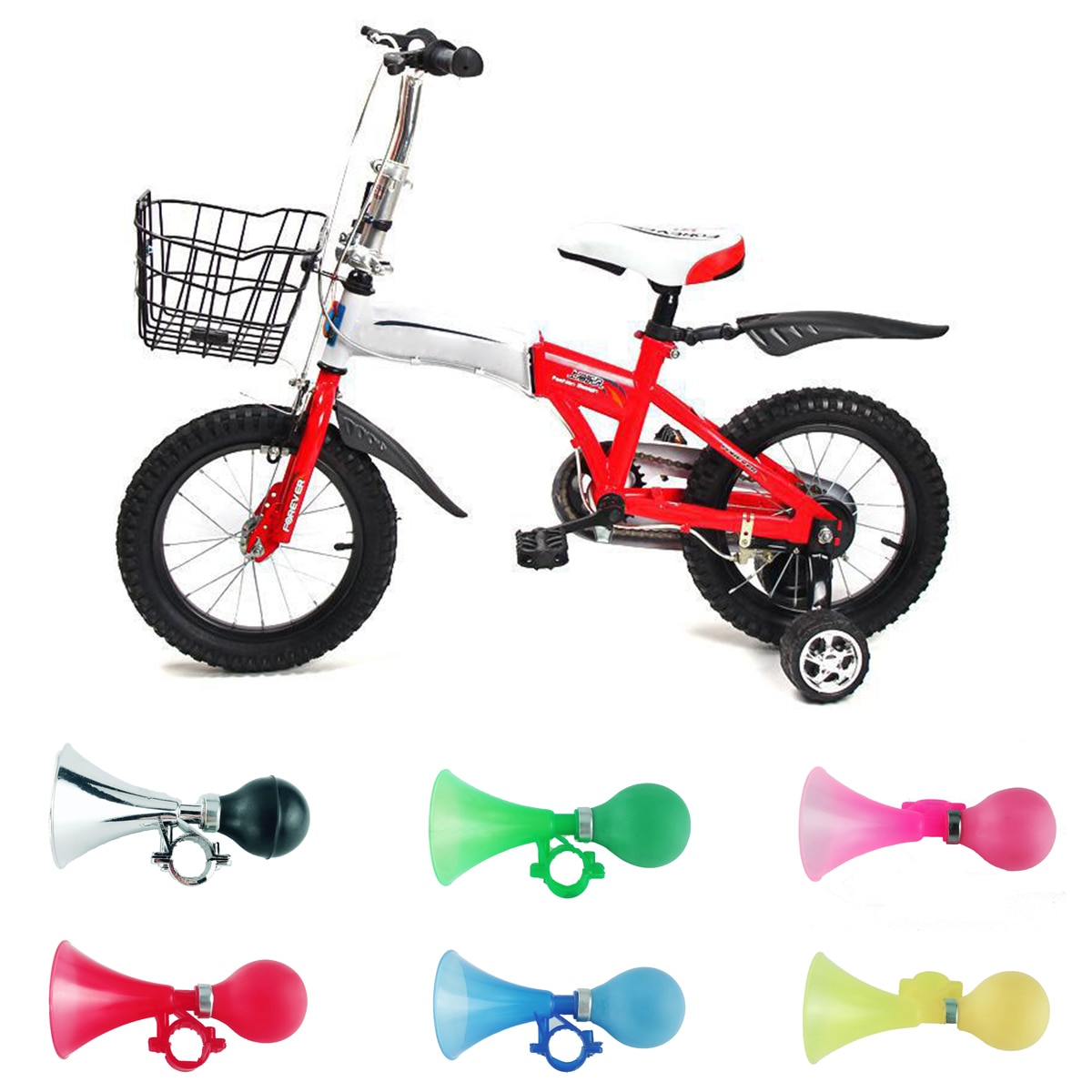 Silicone Squeeze Kids Bike Horn