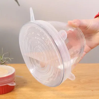 Silicone Stretch Lids Food Cover (6 Pcs)