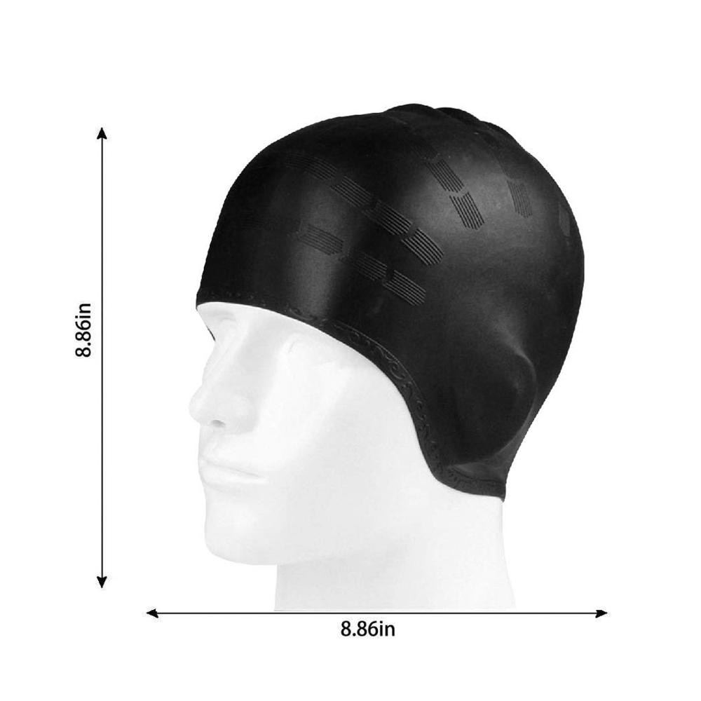 Silicone Swim Cap with Ear Protection
