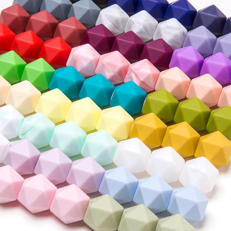 Silicone Teething Beads Baby Accessory (10 pcs)