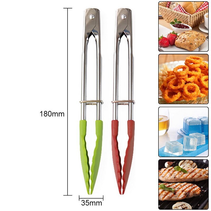 Silicone Tipped Tongs Kitchen Tool (3 pcs)