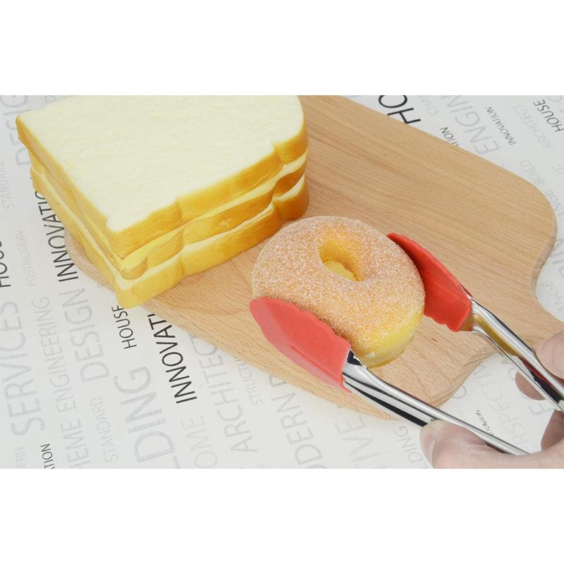 Silicone Tipped Tongs Kitchen Tool (3 pcs)