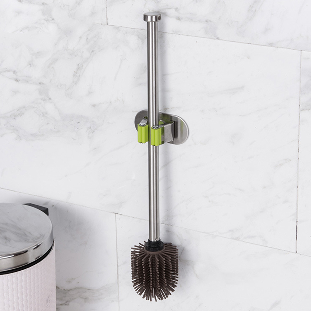 Silicone Toilet Brush with Brush Heads Silicone Toilet Brush with Brush Heads