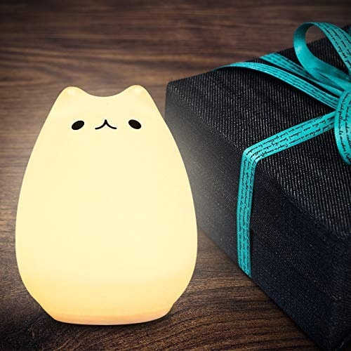 Silicone Touch Sensor Kitty Night Light