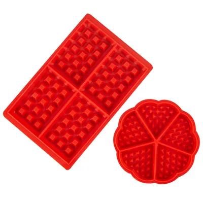 Silicone Waffle Mould Non-Stick (2pcs)