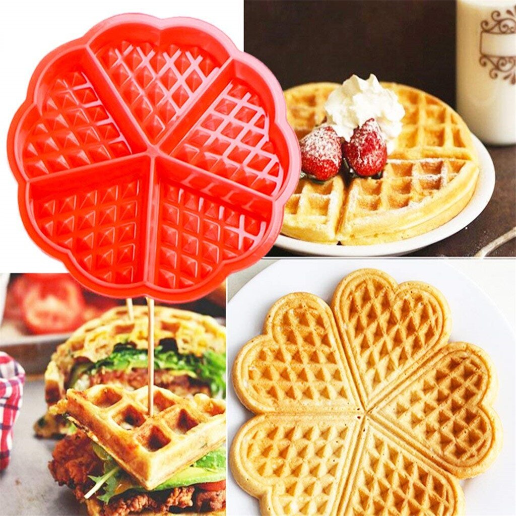 Silicone Waffle Mould Non-Stick (2pcs) Silicone Waffle Mould Non-Stick (2pcs)