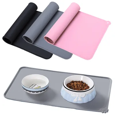 Silicone Waterproof Dog Food Mat