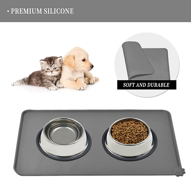 Silicone Waterproof Dog Food Mat Silicone Waterproof Dog Food Mat