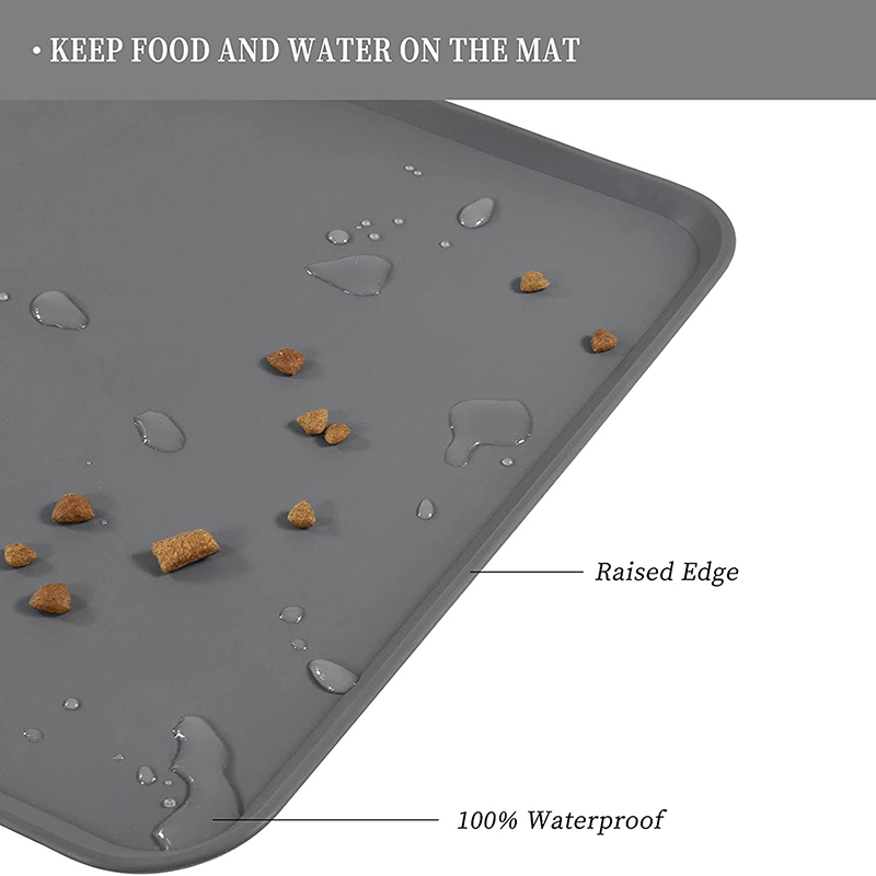 Silicone Waterproof Dog Food Mat Silicone Waterproof Dog Food Mat
