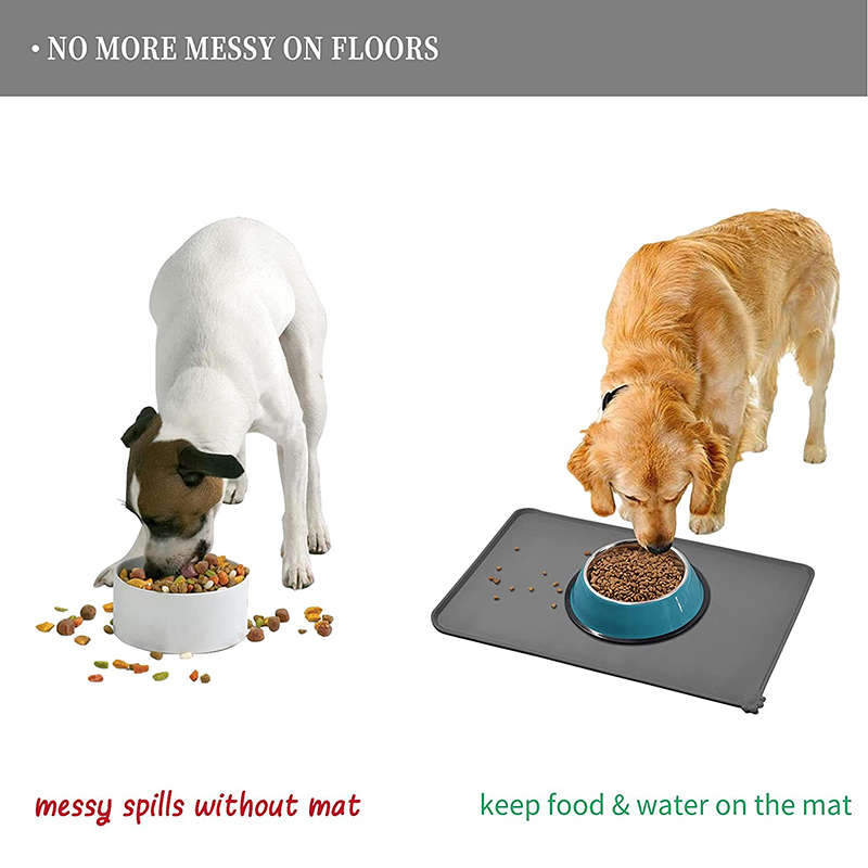 Silicone Waterproof Dog Food Mat Silicone Waterproof Dog Food Mat