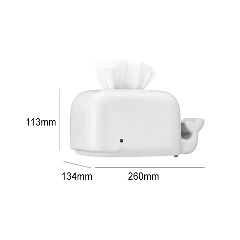 Silicone Whale Tissue Box Cover
