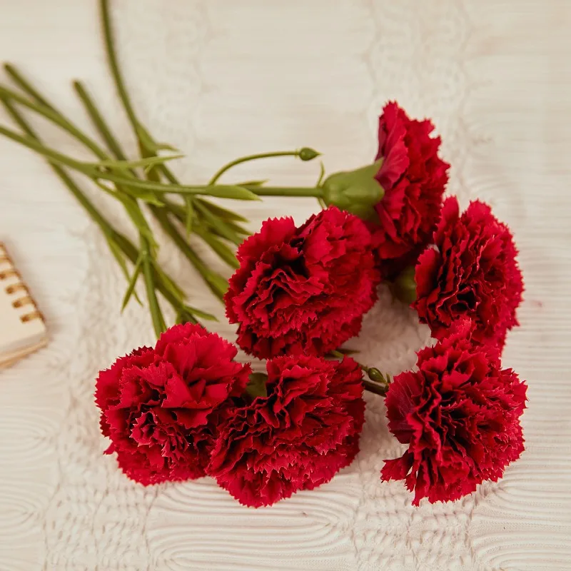 Silk Artificial Carnation Flower Silk Artificial Carnation Flower