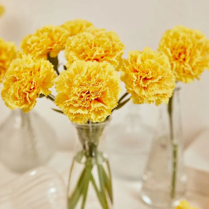 Silk Artificial Carnation Flower Silk Artificial Carnation Flower