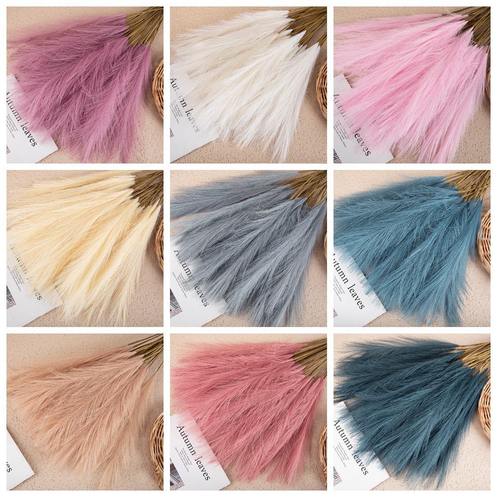 Silk Artificial Pampas Grass Decor (5pcs) Silk Artificial Pampas Grass Decor (5pcs)