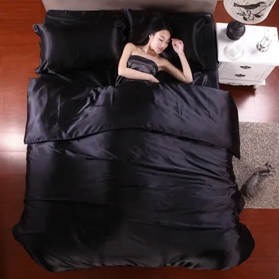 Silk Bed Set Bedding Clothes