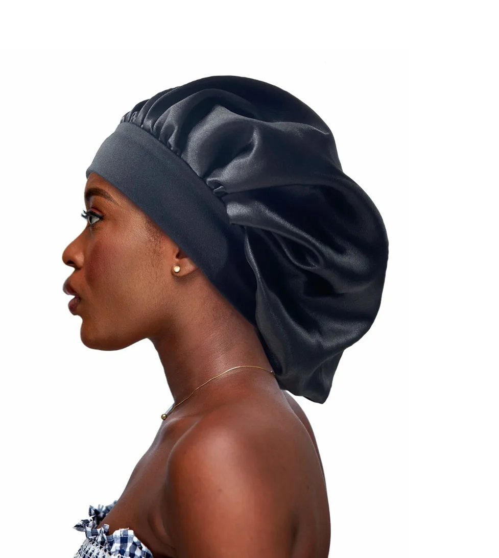 Silk Bonnet for Sleeping Satin Bonnet Hair Wrap for Sleeping Sleep Cap With Elastic Soft Band Big Bonnets for Women Silk Bonnet for Sleeping Satin Bonnet Hair Wrap for Sleeping Sleep Cap With Elastic Soft Band Big Bonnets for Women