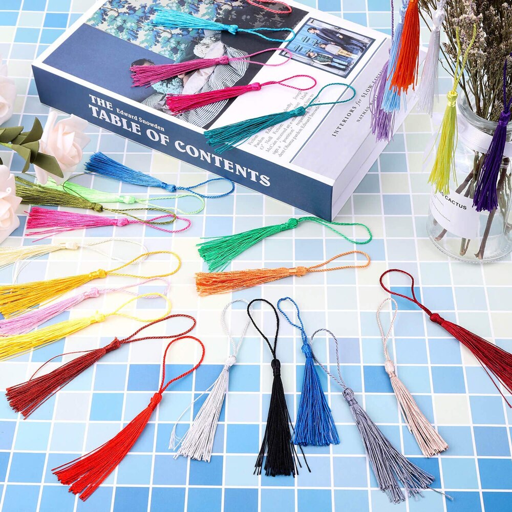 Silk Bookmark Tassels (100pcs) Silk Bookmark Tassels (100pcs)