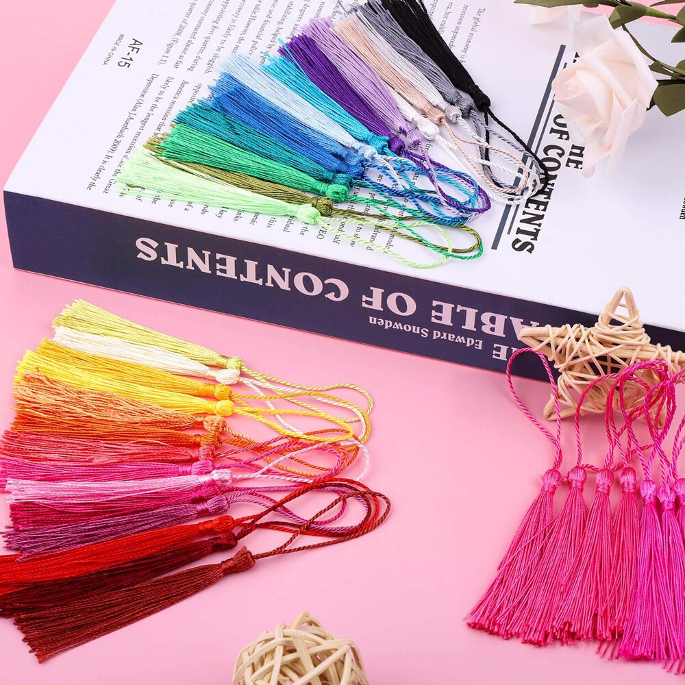 Silk Bookmark Tassels (100pcs) Silk Bookmark Tassels (100pcs)