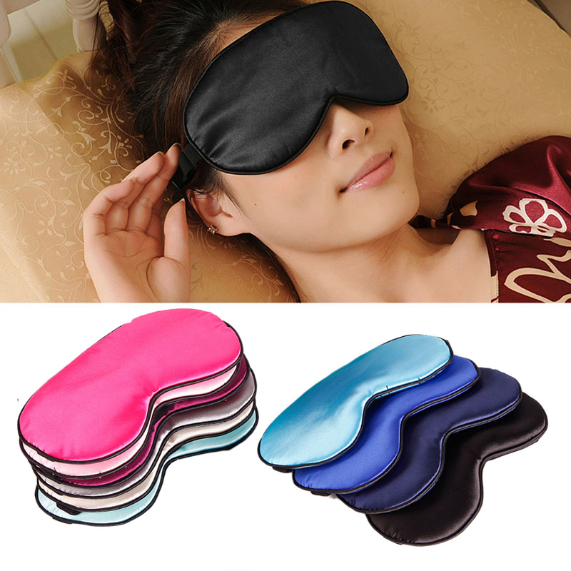 Silk Eye Cover with Adjustable Strap