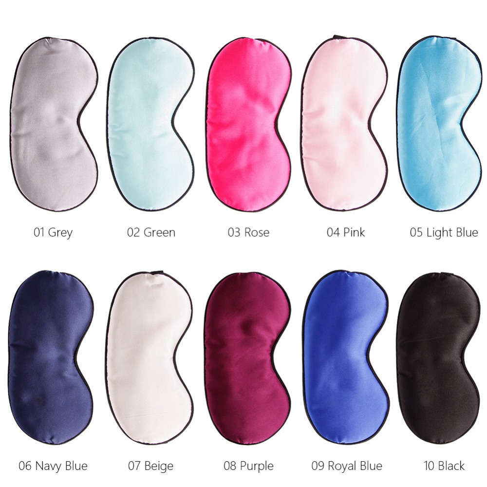 Silk Eye Cover with Adjustable Strap