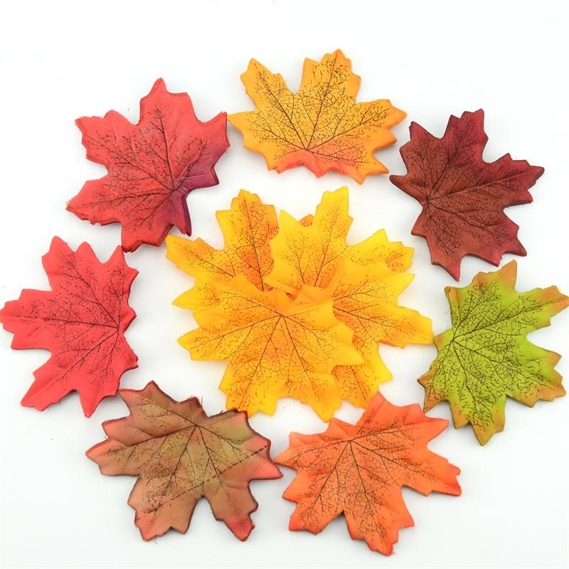 Silk Fake Fall Leaves (100pcs) Silk Fake Fall Leaves (100pcs)