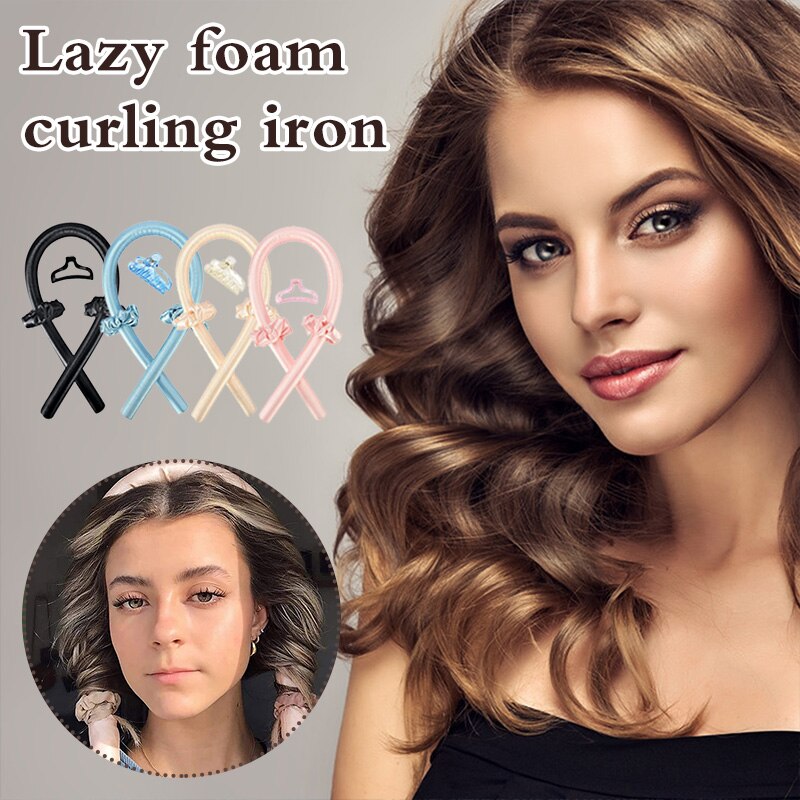 Silk Flexible Curling Rod with Clips Silk Flexible Curling Rod with Clips