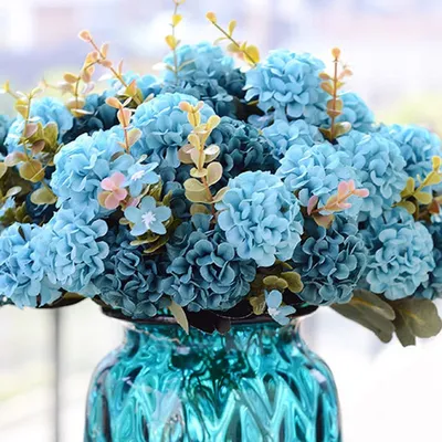 Silk Flower Bouquet Decor 10Heads/Bouquet Silk Flower Bouquet Decor 10Heads/Bouquet