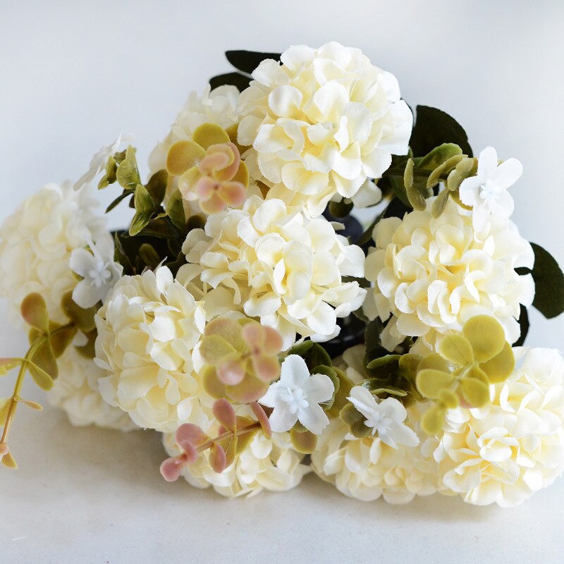 Silk Flower Bouquet Decor 10Heads/Bouquet Silk Flower Bouquet Decor 10Heads/Bouquet