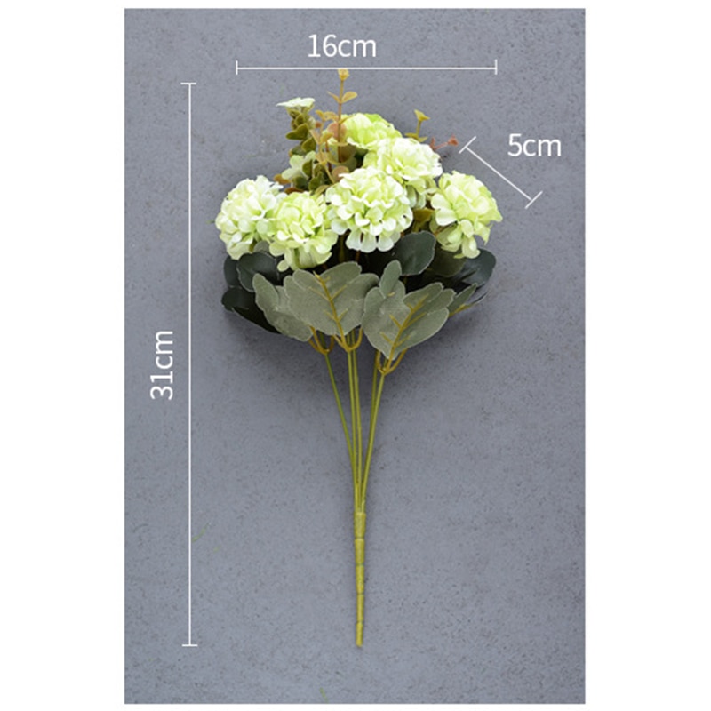 Silk Flower Bouquet Decor 10Heads/Bouquet Silk Flower Bouquet Decor 10Heads/Bouquet