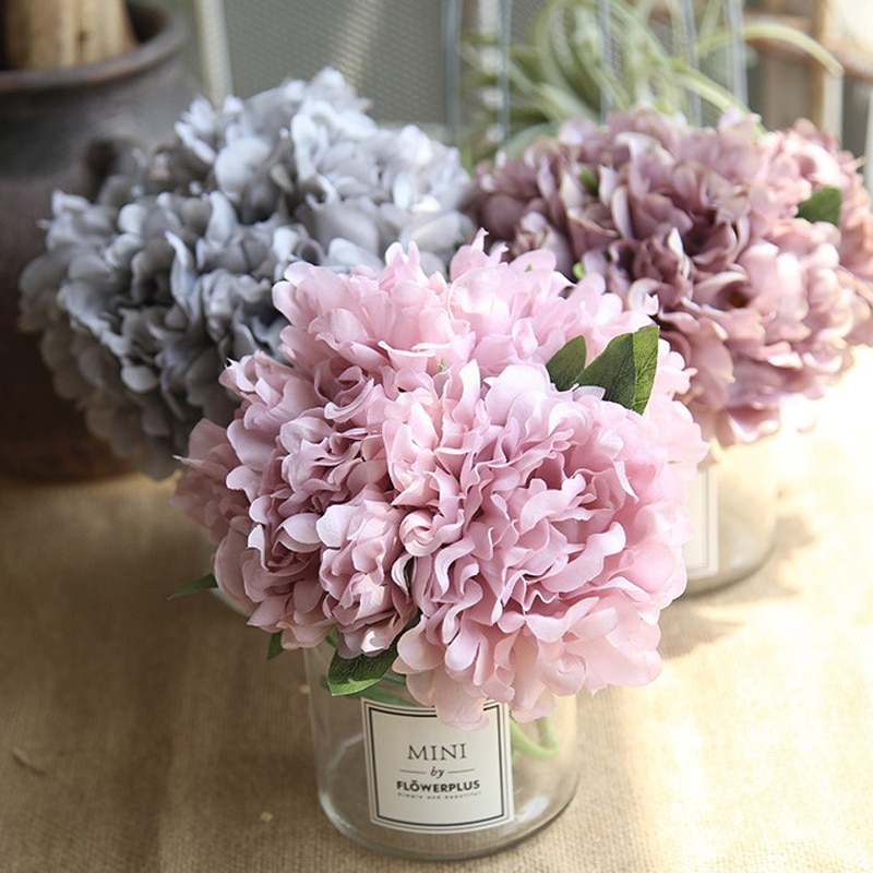 Silk Flowers Artificial Decoration (5 Pieces) Silk Flowers Artificial Decoration (5 Pieces)