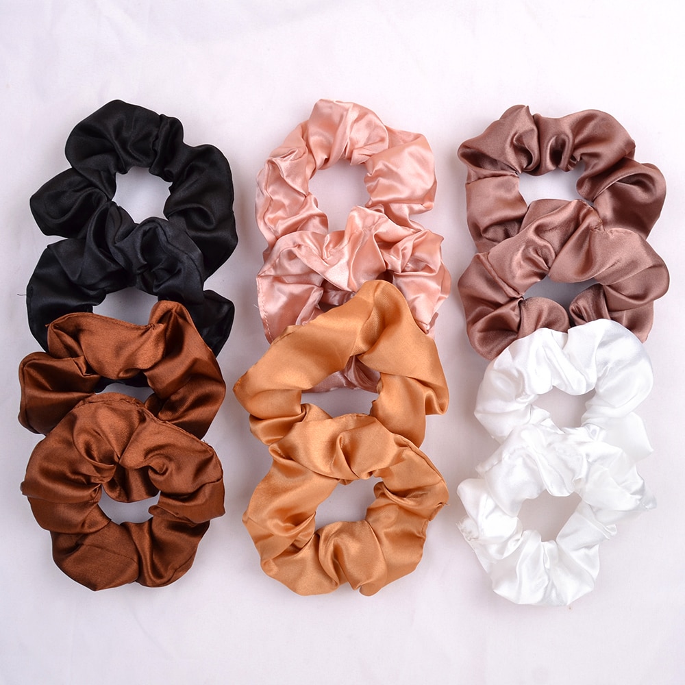 Silk Hair Scrunchie Accessory
