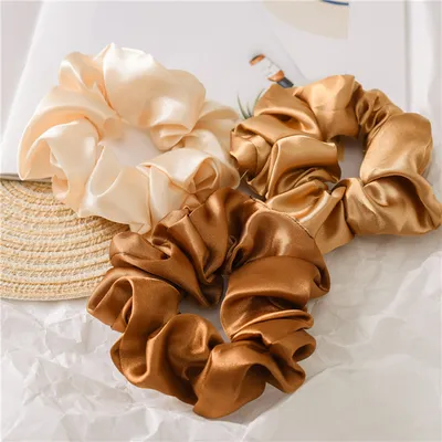 Silk Hair Tie Ponytail Scrunchie Silk Hair Tie Ponytail Scrunchie