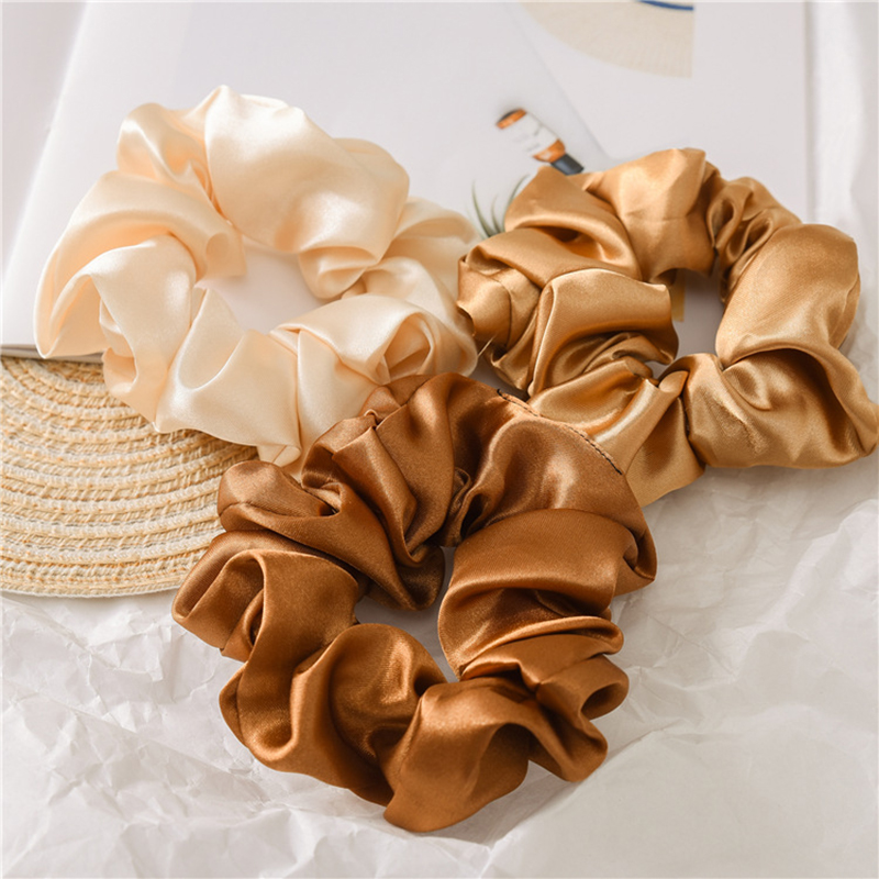 Silk Hair Tie Ponytail Scrunchie Silk Hair Tie Ponytail Scrunchie
