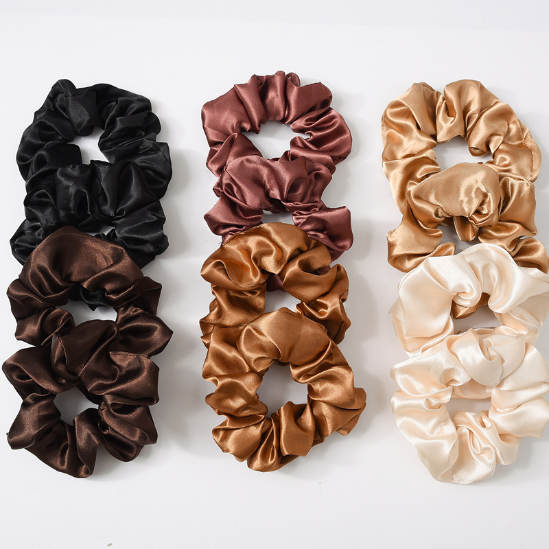 Silk Hair Tie Ponytail Scrunchie Silk Hair Tie Ponytail Scrunchie