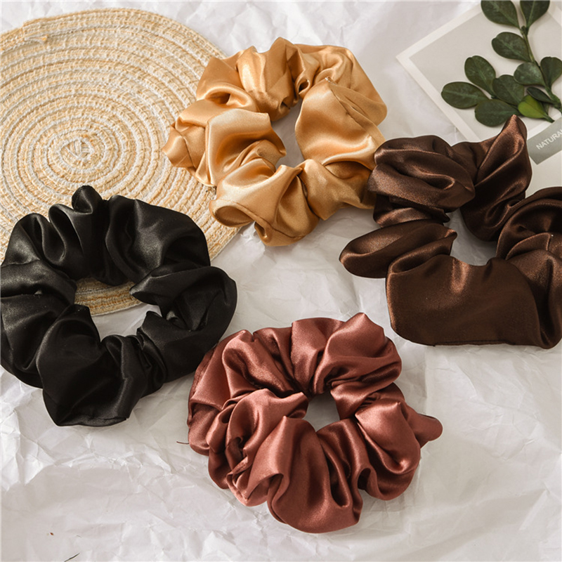 Silk Hair Tie Ponytail Scrunchie Silk Hair Tie Ponytail Scrunchie