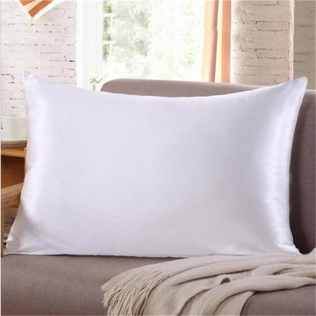 Silk Pillow Cover Soft Pillowcase Silk Pillow Cover Soft Pillowcase